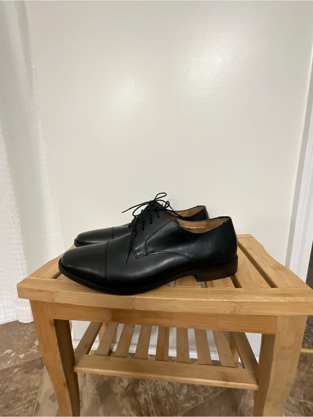 Florsheim Matera Cap Toe Oxford Black Leather Dress Shoes Men’s 13 D 11840